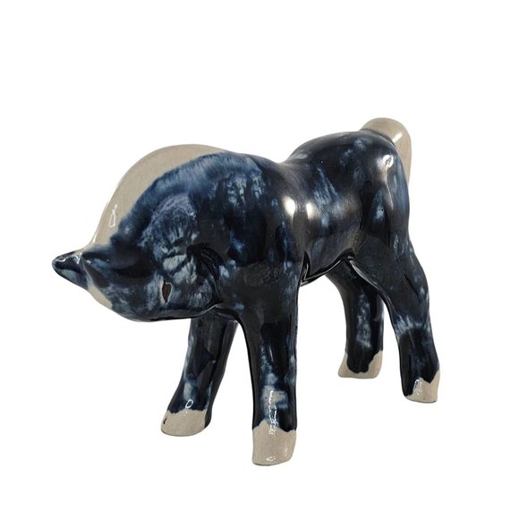 Dorothy Kindell Foal Baby Horse Figurine Blue Head Tucked Down - Picture 2 of 11